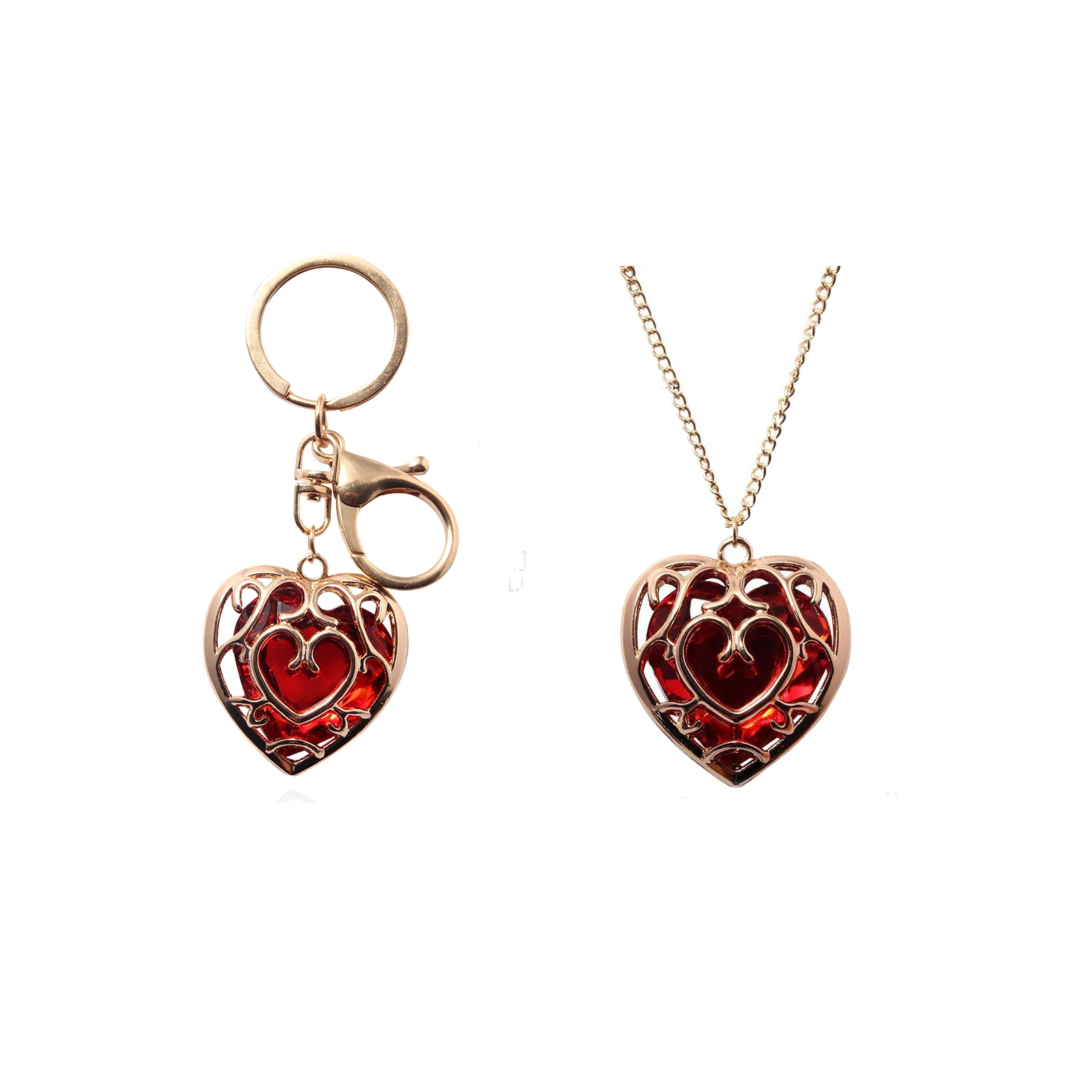 Game Link Heart Container Keychain, Cosplay Gift