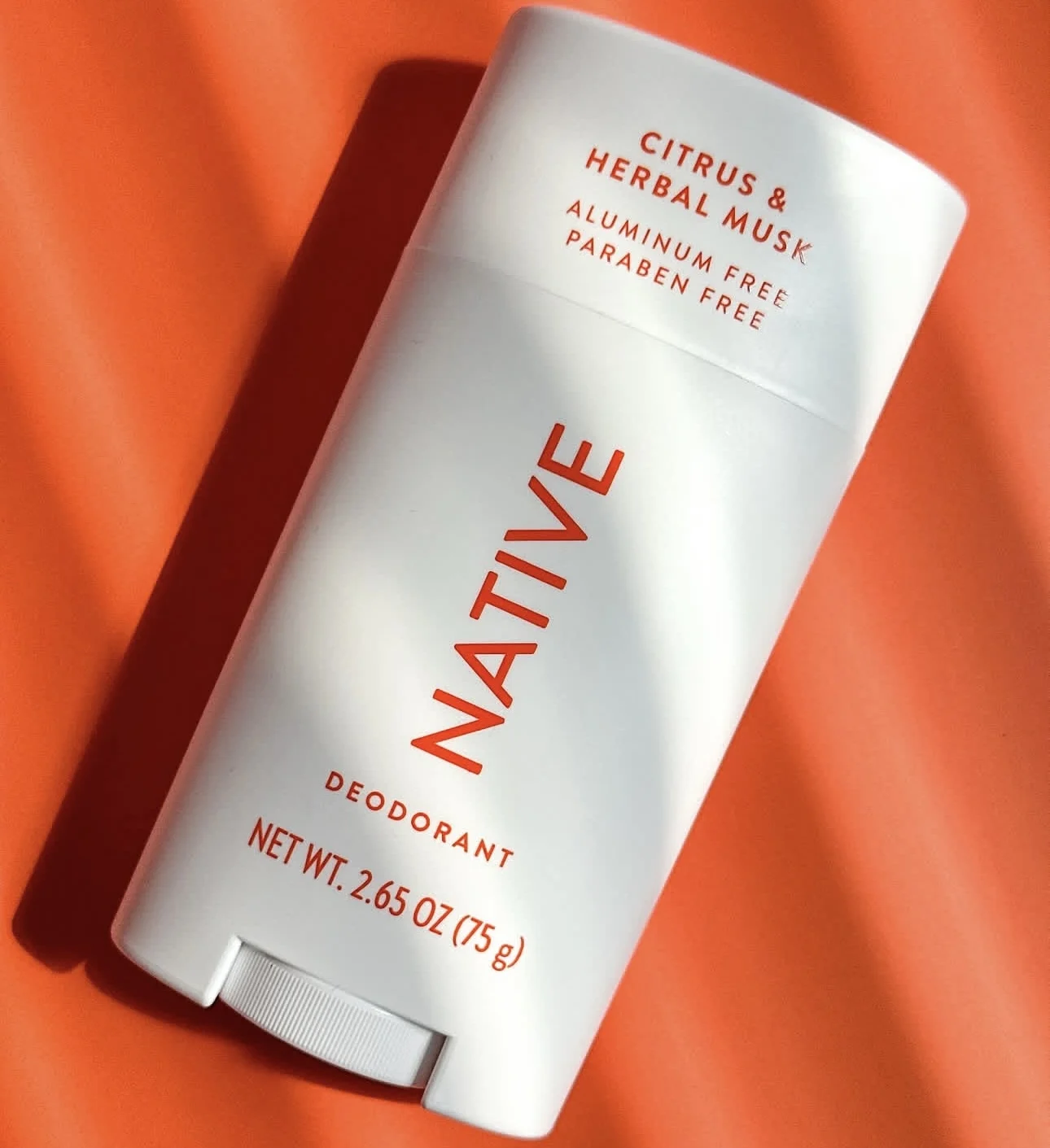 

75 г натуральный оригинальный дезодорант с цитрусами и травяными мышцами, без алюминия, без парабенов, стойкий оранжевый аромат, антиперспиранты для тела, палочка