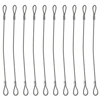 스테인레스 스틸 안전 안전 케이블 와이어, 안전 실버, 무대 조명 로프, 분리 방지 로프, 20cm x 2mm