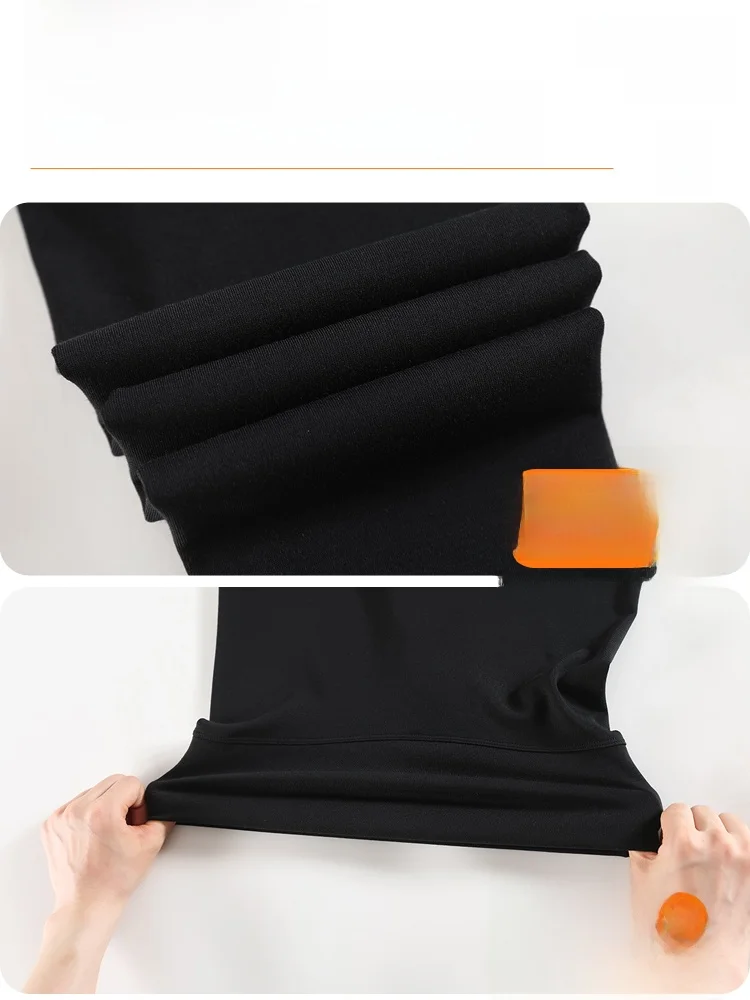 Pantalon de Yoga taille haute doublé de Fce pour femme, nouvelle collection automne-hiver, Sle neuf Points, Bot fin, sans ligne inégale