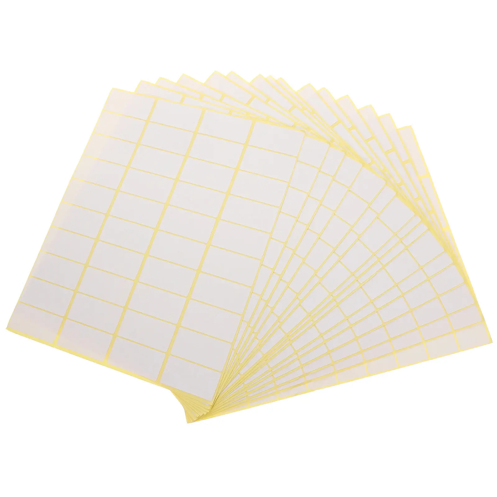 15Sheets Pricing Sticker Labels Small White Adhesive Easy Peel Tags for Retail Business Inventory Small Label
