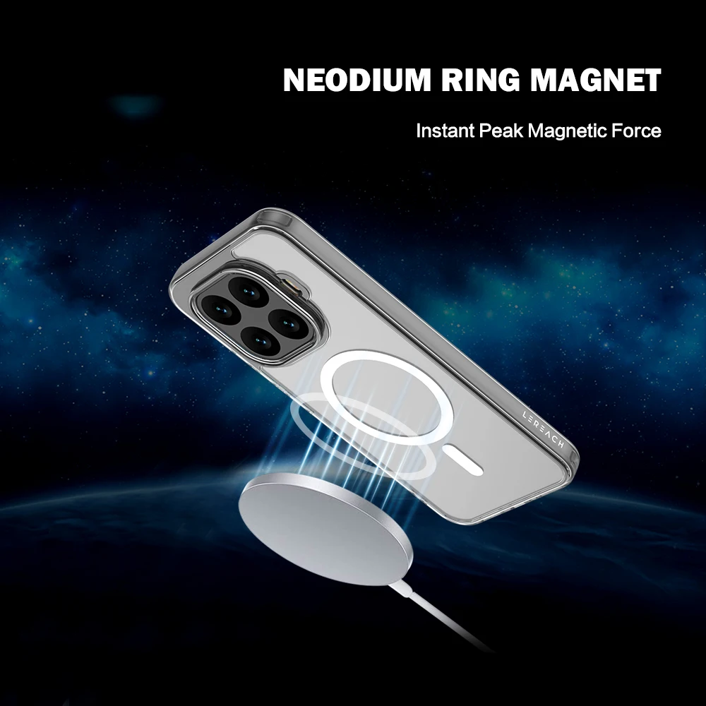 Für Xiaomi 17T Hülle Magnetische Hartschale TPU+PC Transparente Sturzsichere Handyhülle für Xiaomi 17t – Detail 5