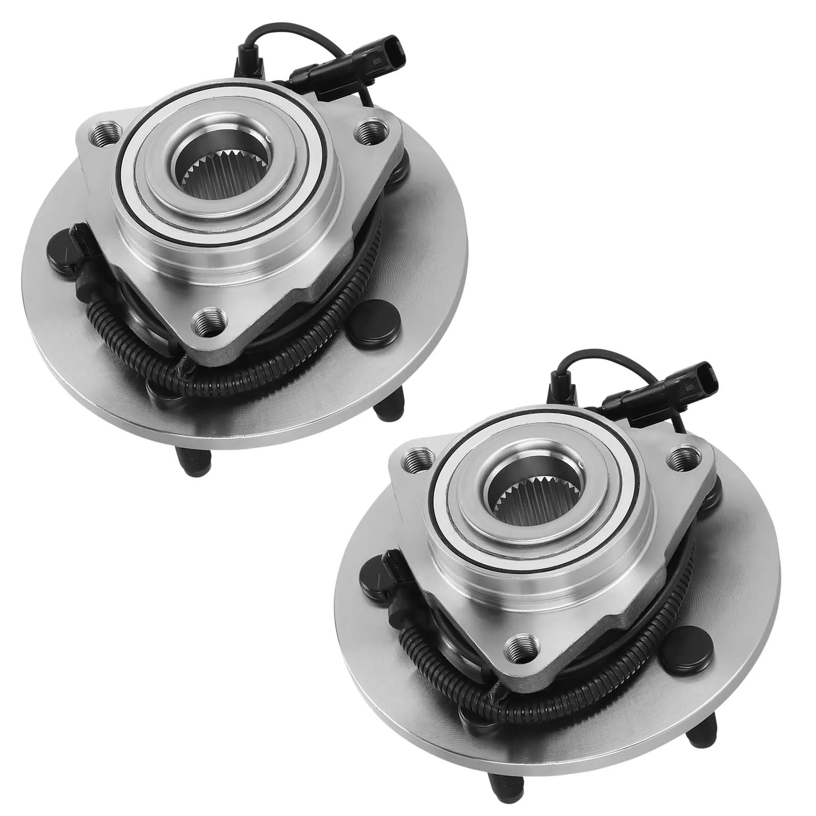 Front Wheel Bearings and Hubs For Ram 1500 2012-2018 515151 4779829AD 5154171AA