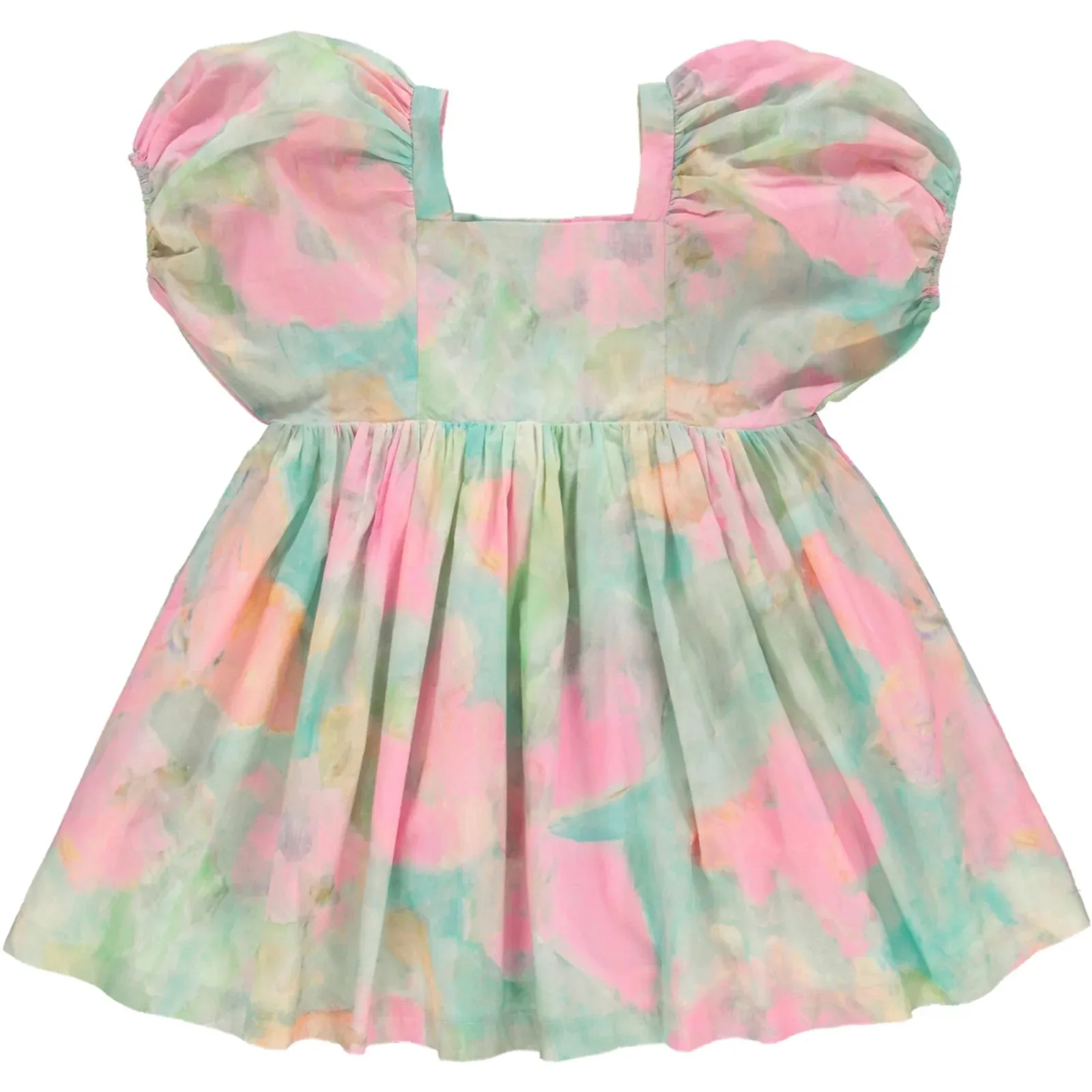 2025 nova primavera verão coreano bebê menina vestido de algodão camiseta e saia floral princesa vestido de festa das crianças roupas ao ar livre