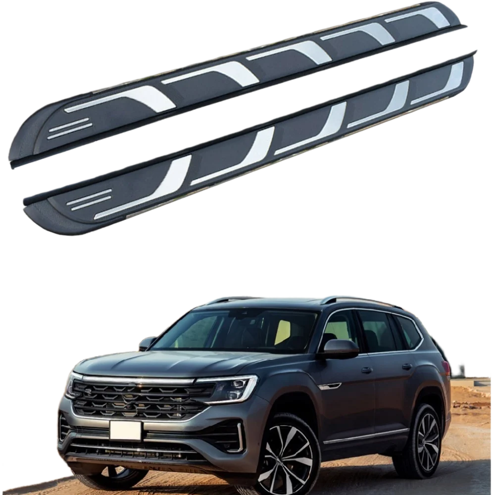 

Running Board Fits for VW Atlas Teramont 2018-2024 Side Steps Aluminum 2PCS Car Protector