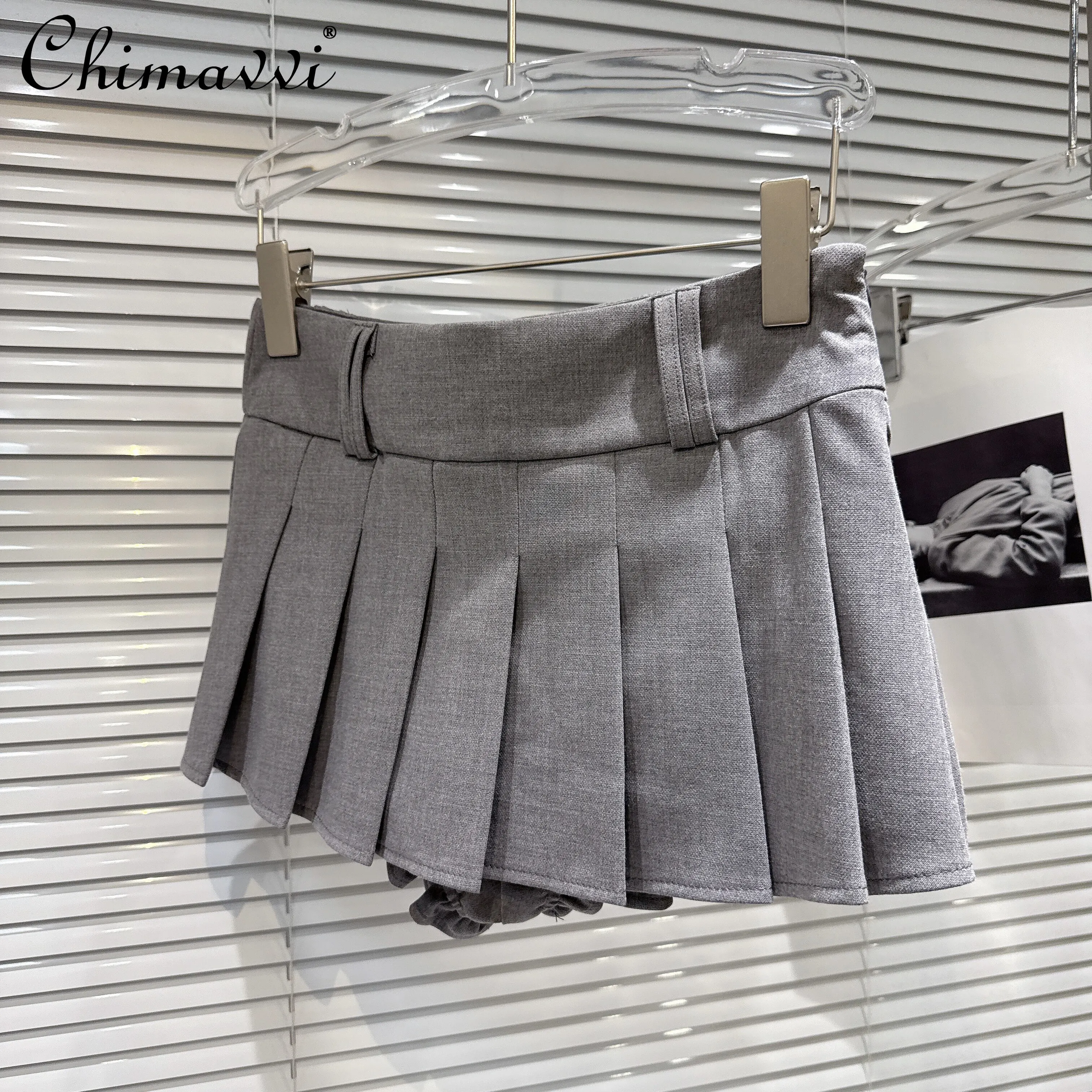 

2026 Summer Korean Preppy Style Sweet Cool Girl JK Mini Skirts High Waist A-line Fashion Versatile White Pleated Skirt for Women