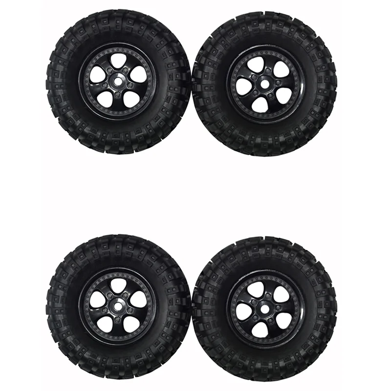 

Practical 4Pcs Rubber Tires Tyre Wheel for HBX HAIBOXING 901 901A 903 903A 905 905A 1/12 RC Car Upgrades Parts Spare Accessories