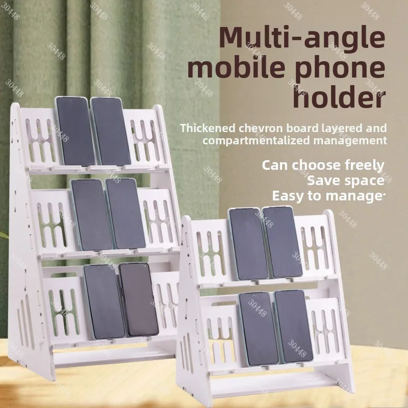 Desktop Phone Stand with Vertical Charging, Multi-Screen Cooling Holder for Gaming