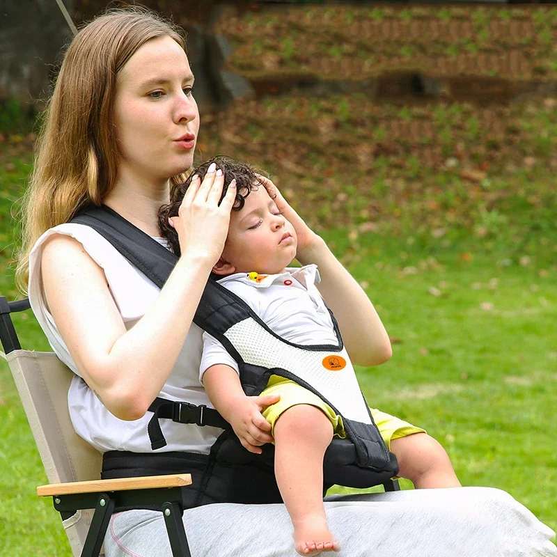 

Four Season Universal Baby Carrier with Waist and Front Straps Suitable for Newborns Baby Waist Stool and Sitting Stool