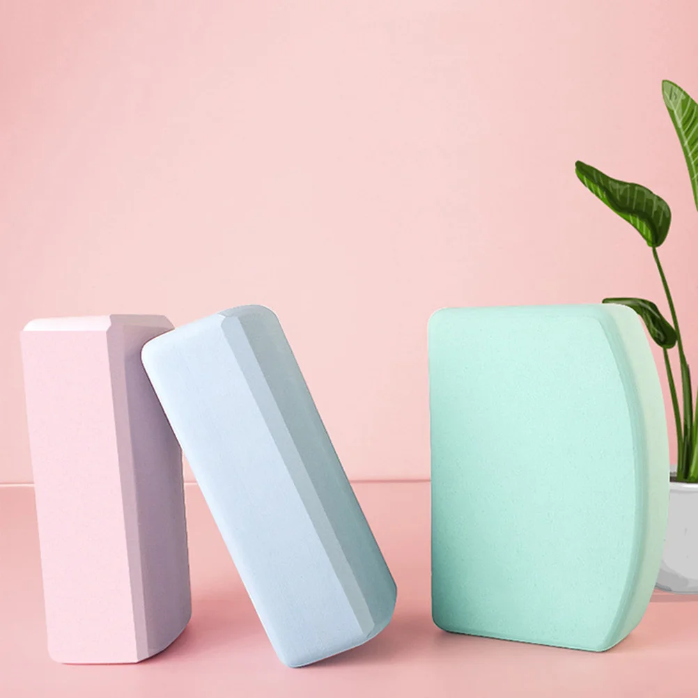 

1Pcs Non-Slip Eva Yoga Brick Curved Supportive Environmental Friendly Candy Colored Suitable for Dance Exercise Leg Pressing