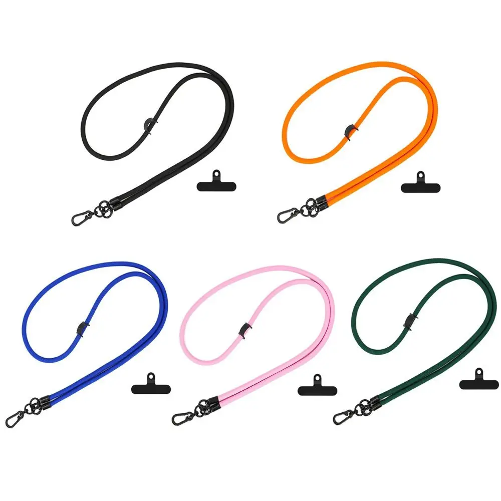 New With Patch Phone Lanyards Adjustable 8mm Thick Phone Strap Lanyard Mobile Phone Straps
