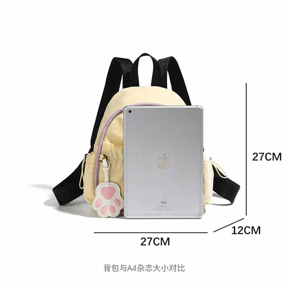 New Fashionable Casual Personalized Custom Backpack, Cartoon Student Large Capacity Lightweight Commuting Travel Bag, With Name