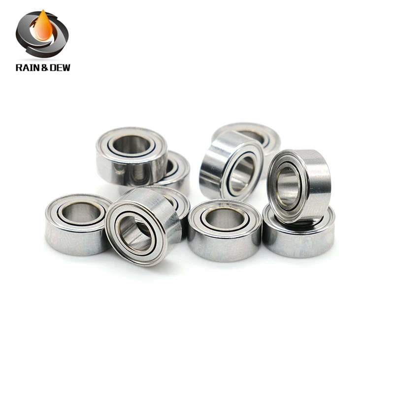 10Pcs High Quality 5x10x3mm  SMR105ZZW3  ABEC-9 Stainless Steel Ball Bearing