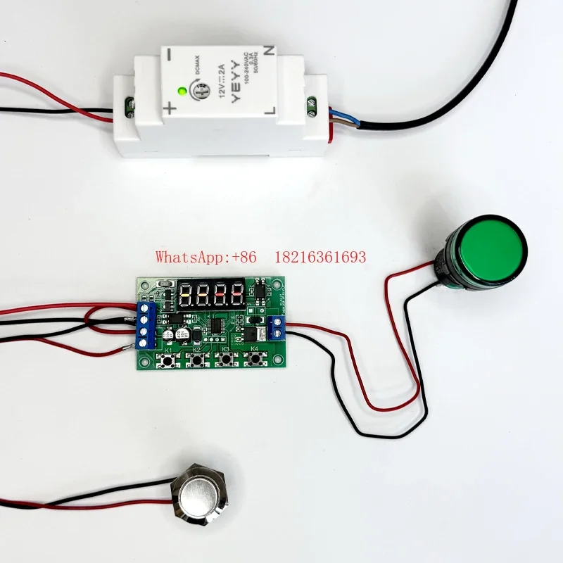 2026GOOD Timed Delay MOSFET Field Effect Transistor Switch Module Single Trigger Timed Cycle Power Transistor 12v24v