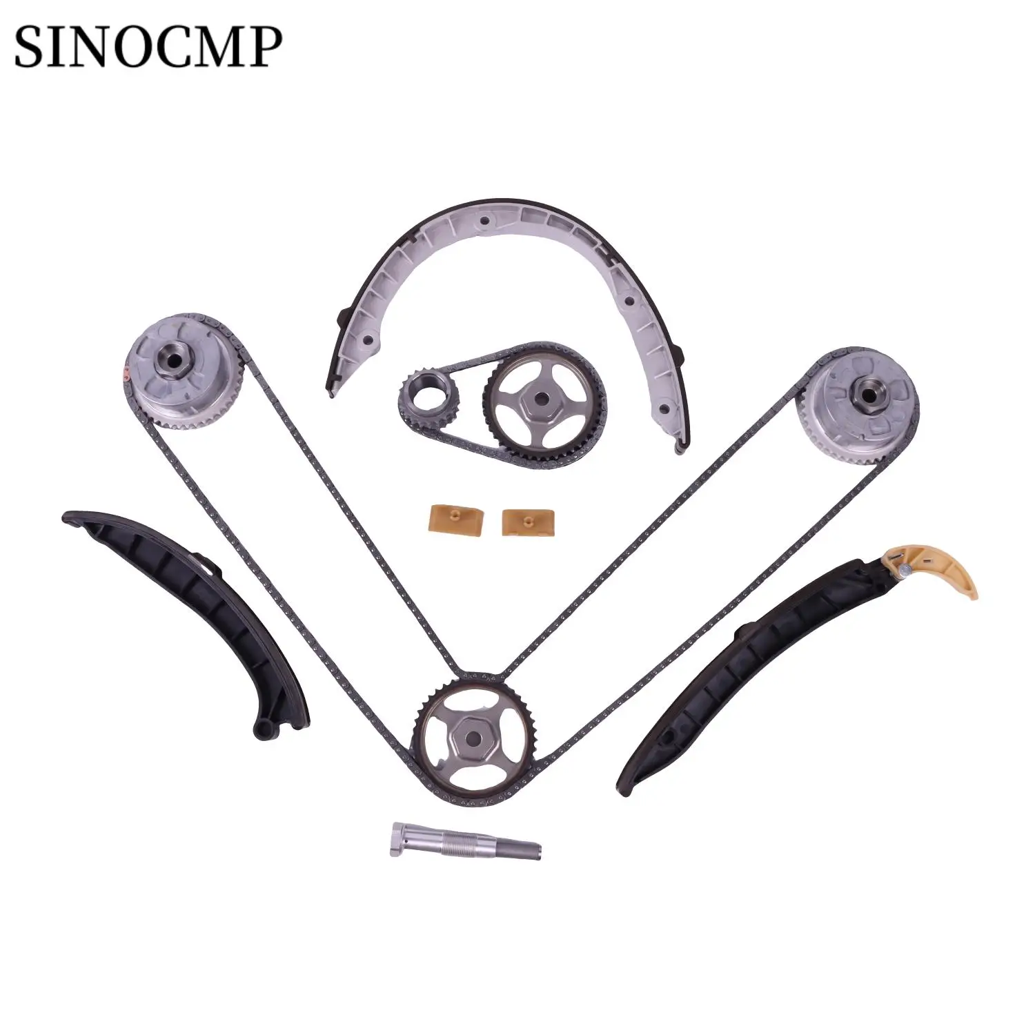 

Комплект цепи ГРМ распределительного вала с регулятором распределительного вала 94810505123 для Cayenne 957 958 Panamera 970 2008-2016 4,8 автомобиля, заменяет детали