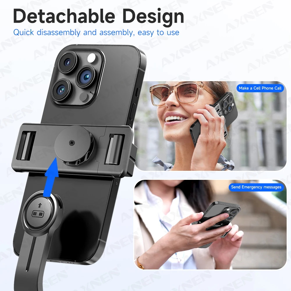 Selfie Stick Tripod with Detachable Bluetooth Remote, 360° Rotation,Extendable Pole, Fill Light Option, for iPhone Android Phone