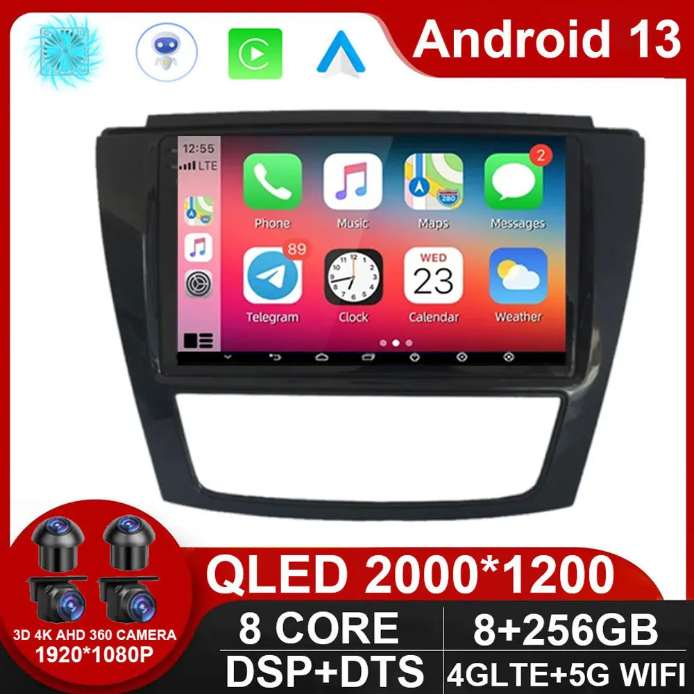 

9 Inch Android 13 For JAC Refine S5 2013 - 2019 Car Radio Wireless Carplay Auto QLED WIFI Video Multimedia BT RDS 4G LTE NO DVD