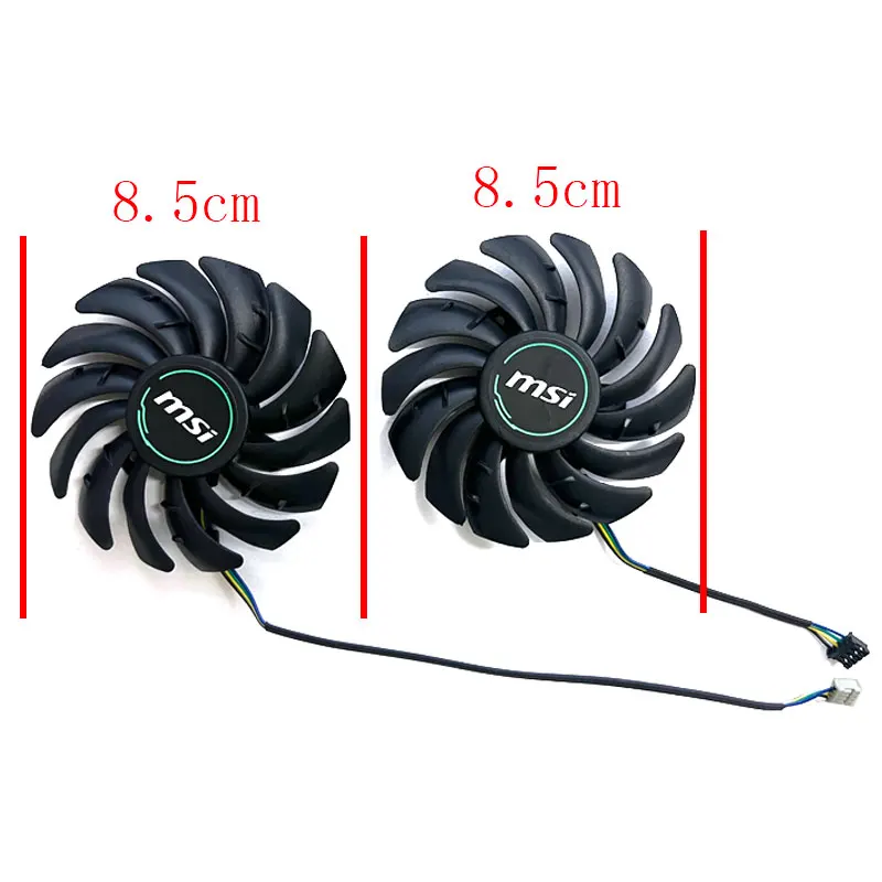 85MM New For MSI GeForce RTX2060 2060S 2070 2070S 2080 2080S VENTUS OC Wantushi Graphics Card Replacement Fan PLD09210S12HH