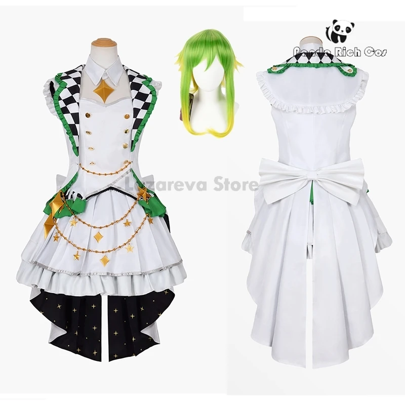 Project Sekai Cosplay Colorful MORE JUMP Len Mikku Lucca Gummi Cosplay Costume Wig Kawaii Uniforms Stage Singing Girls Team Suit