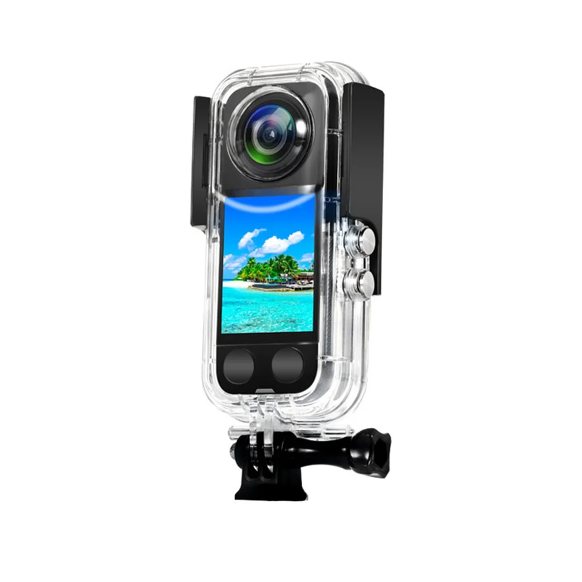 X3 Waterproof Shell 40M Diving Shell Protective Shell Fall Proof Shell Panoramic Sports Camera Accessories for Insta 360