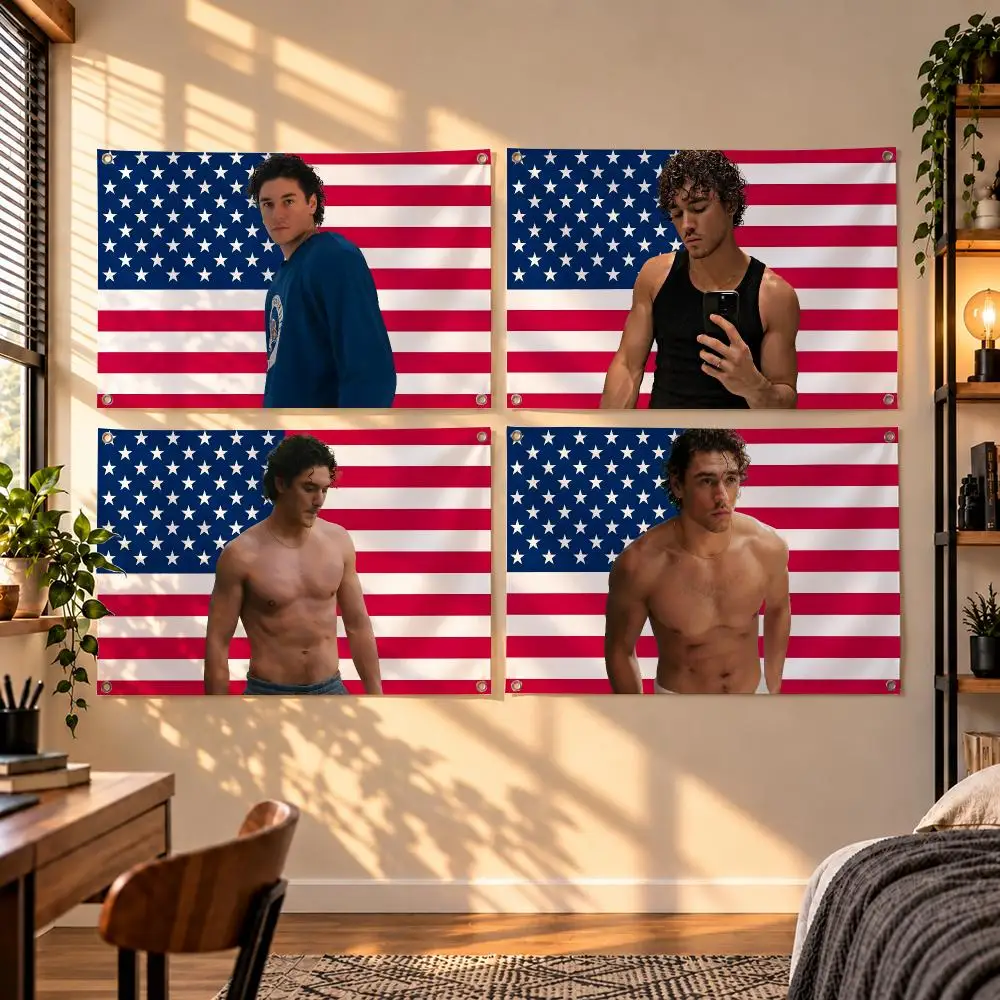 Popular College Romance Character Garrett Graham Flags Indoor Outdoor Wall Hanging Flag Decor Banner Wall Decor
