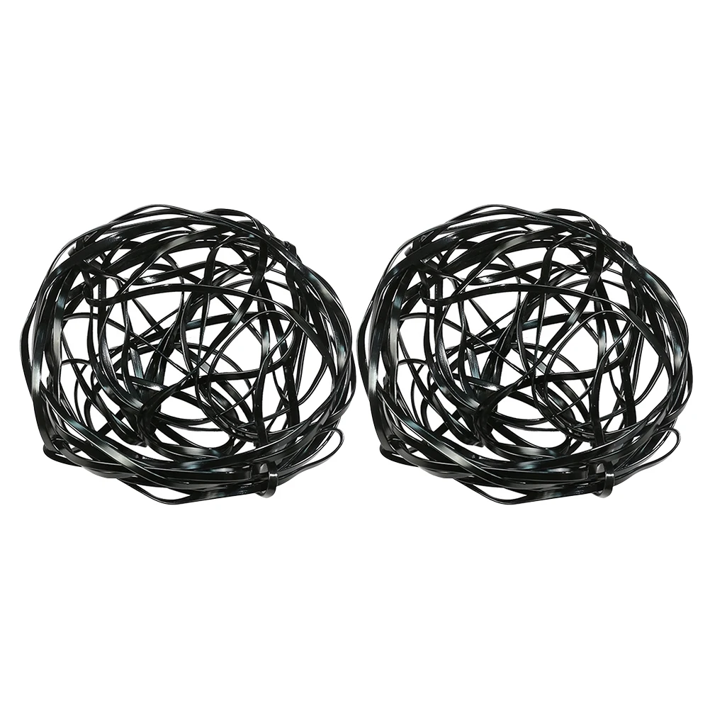 

2pcs Tools Deformable Grid Fixers Vases Premium Material Durable Black Home Flower Flower Arranging Racks Shops