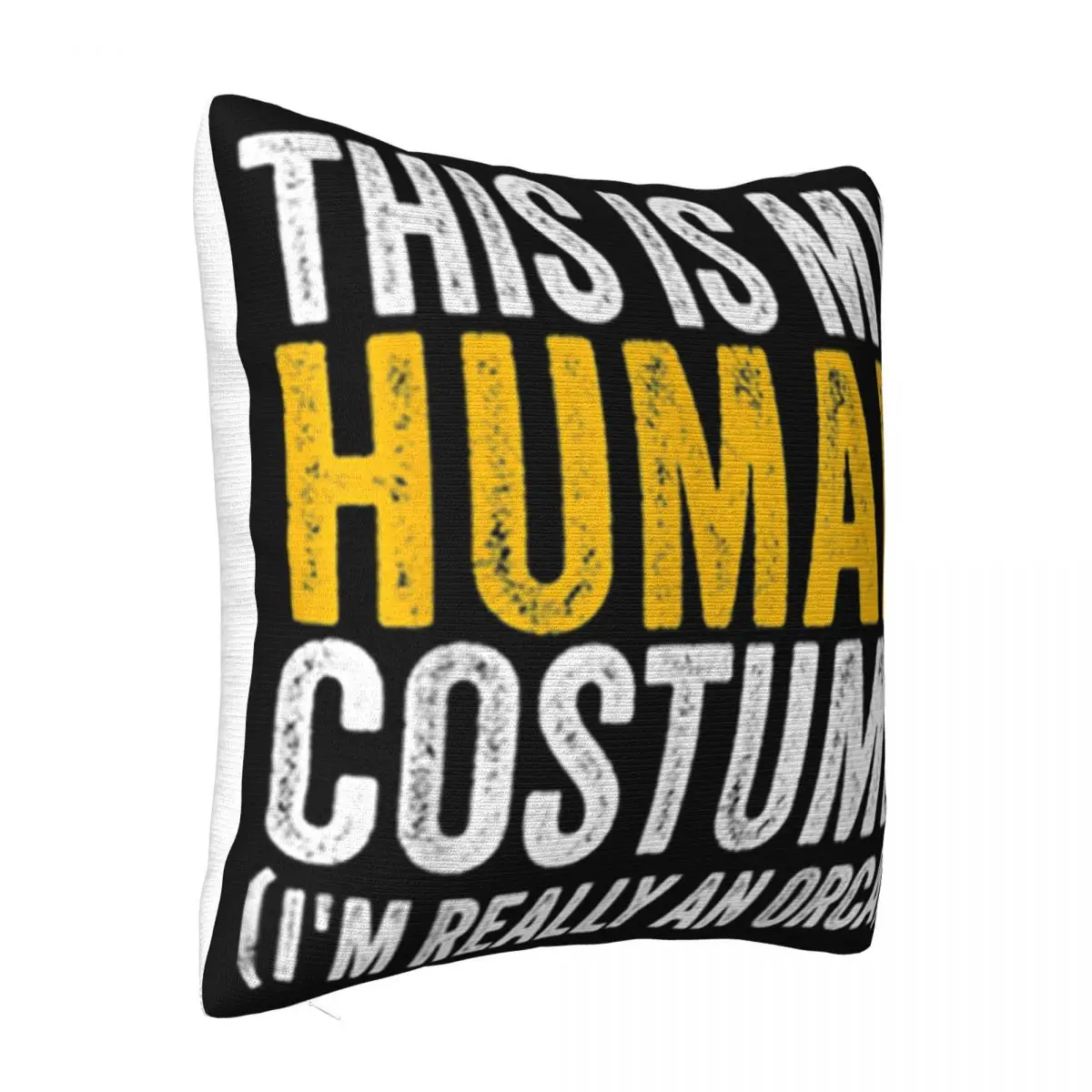 Awesome This Is My Human Costume Im Really An Orca Halloween Whale Punk Selling Pillow Case