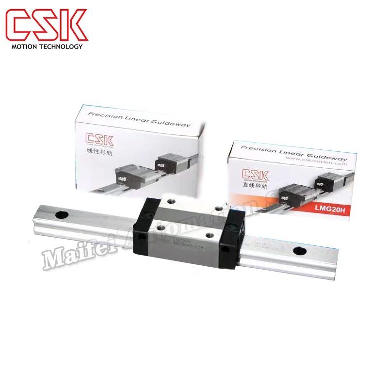 New Original CSK LMG25H LMG25LH LMG25 Taiwan CSK Linear Guide Slider LMG 25H LMG25 LH Guideway Carriage for CO2 Laser Engraving