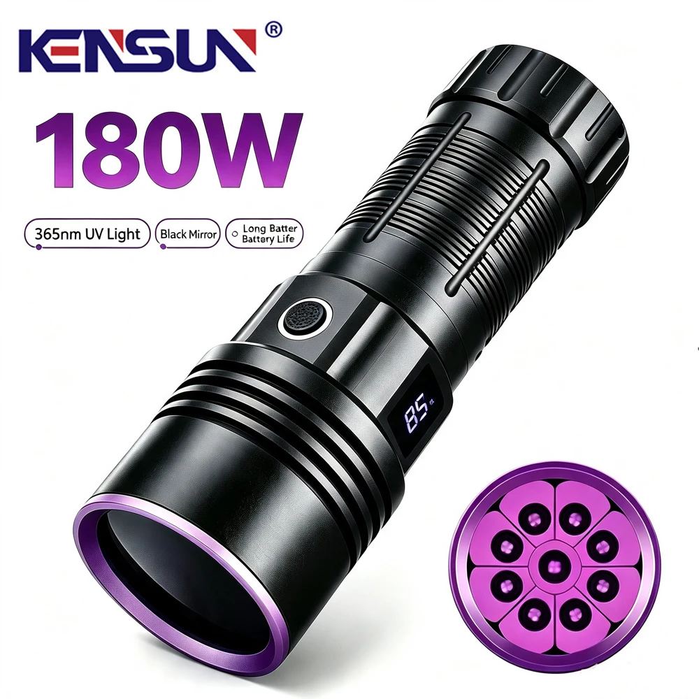365nm-ultravioletto-specchio-nero-luce-viola-180w-ad-alta-potenza-9led-torcia-uv-urina-domestica-minerale-di-tinea-essiccatore-di-inchiostro-fluorescer-rivelatore