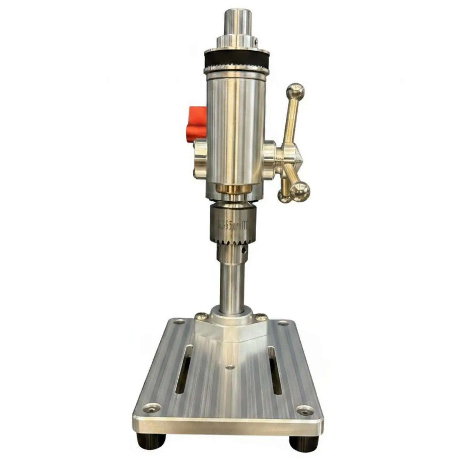 Portable Precision Bench Drill Aluminum Alloy Mini Wood Machine Benchtop Drill Press for Crafts