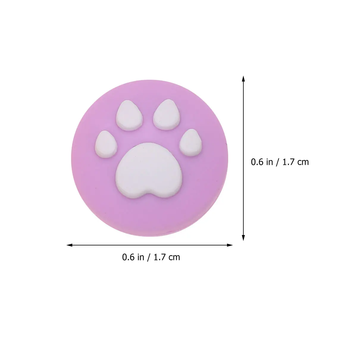 

4pcs Joystick Cover Silicone Rocker Cap Cat Claw Design Non Slip Gaming Protective Sleeve Durable Long Time Use Great Gift