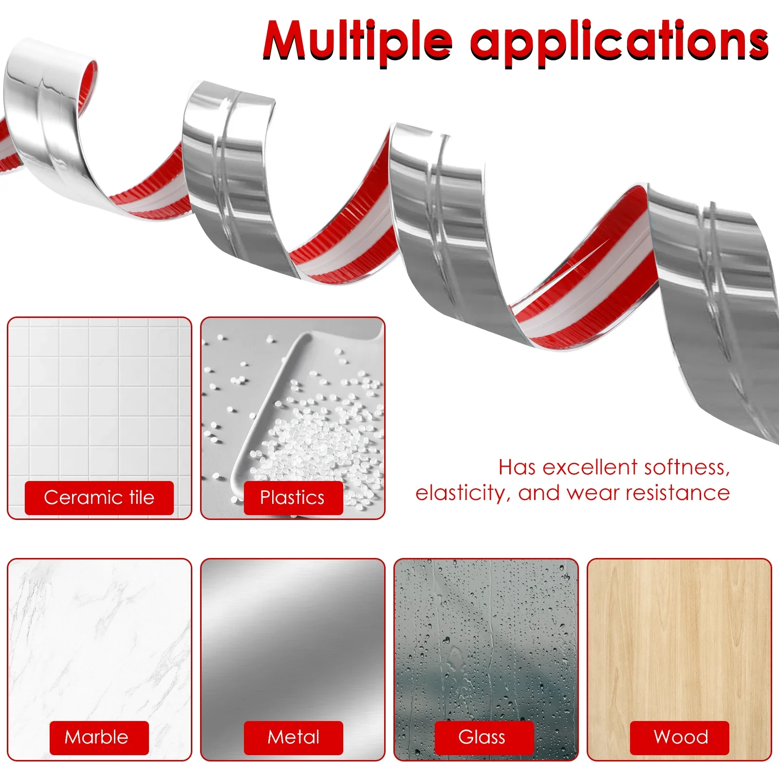 3M/9.84ft Table Edge Guard Self Adhesive Furniture Corner Protector Strip Waterproof Baby Child Anti-collision strip