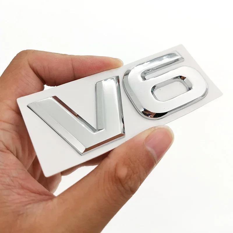 

.3D Car Logo Sticker Emblem Auto Badge Decal For V6 Mercedes BMW Audi Ford Fiesta Mustang Ranger Nissan Toyota Honda Styling