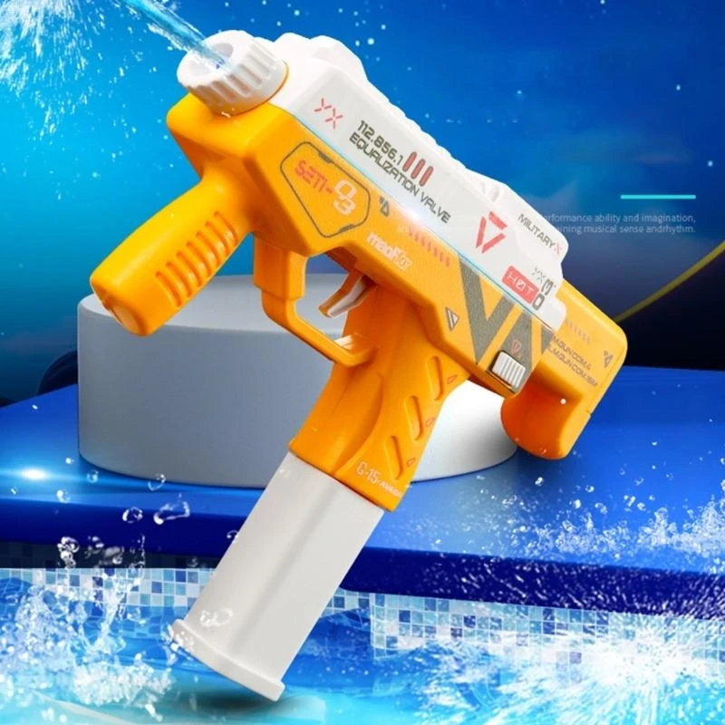 Pistola acqua elettrica automatica per bambini, spiaggia all'aperto, giocattolo per bambini capacità 15UB