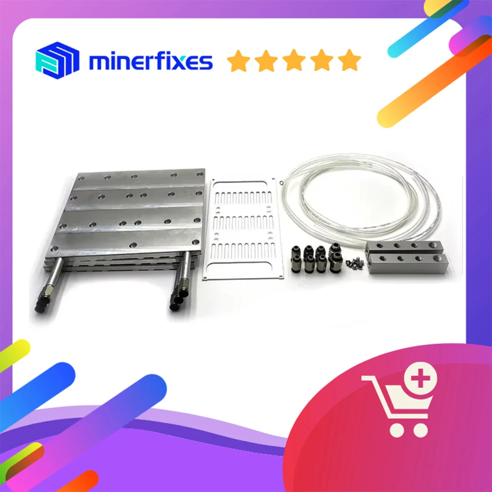 

Водяная охлаждающая пластина Iceriver KS3M KS3L KS3 для майнеров, алюминиевый комплект с водяным охлаждением, высококачественный, для фабричного использования, для майнинга биткоинов