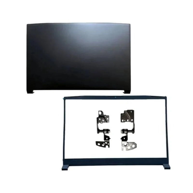 New Laptop Back Cover for MS-17L1 MS-17L2 GF76, LCD Screen Top Cover Front Shell Hinge Assembly Replacement