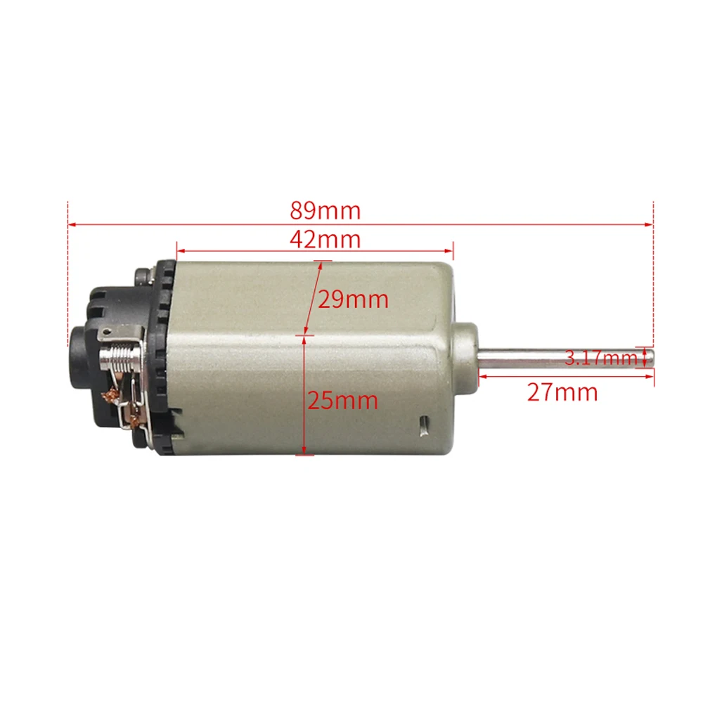 Long Shaft 480 Motor 6-12v 7.2V High Speed Double Ball Bearing 23000rpm Model Motor Power Tools Drill