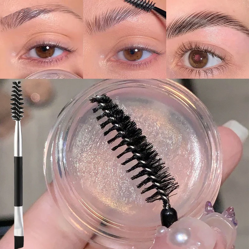 

3D Wild Eyebrow Gel Multi-function Matte Eye Brow Cream Waterproof Long Lasting Contouring Brow Cream Enhancers Makeup Comestic