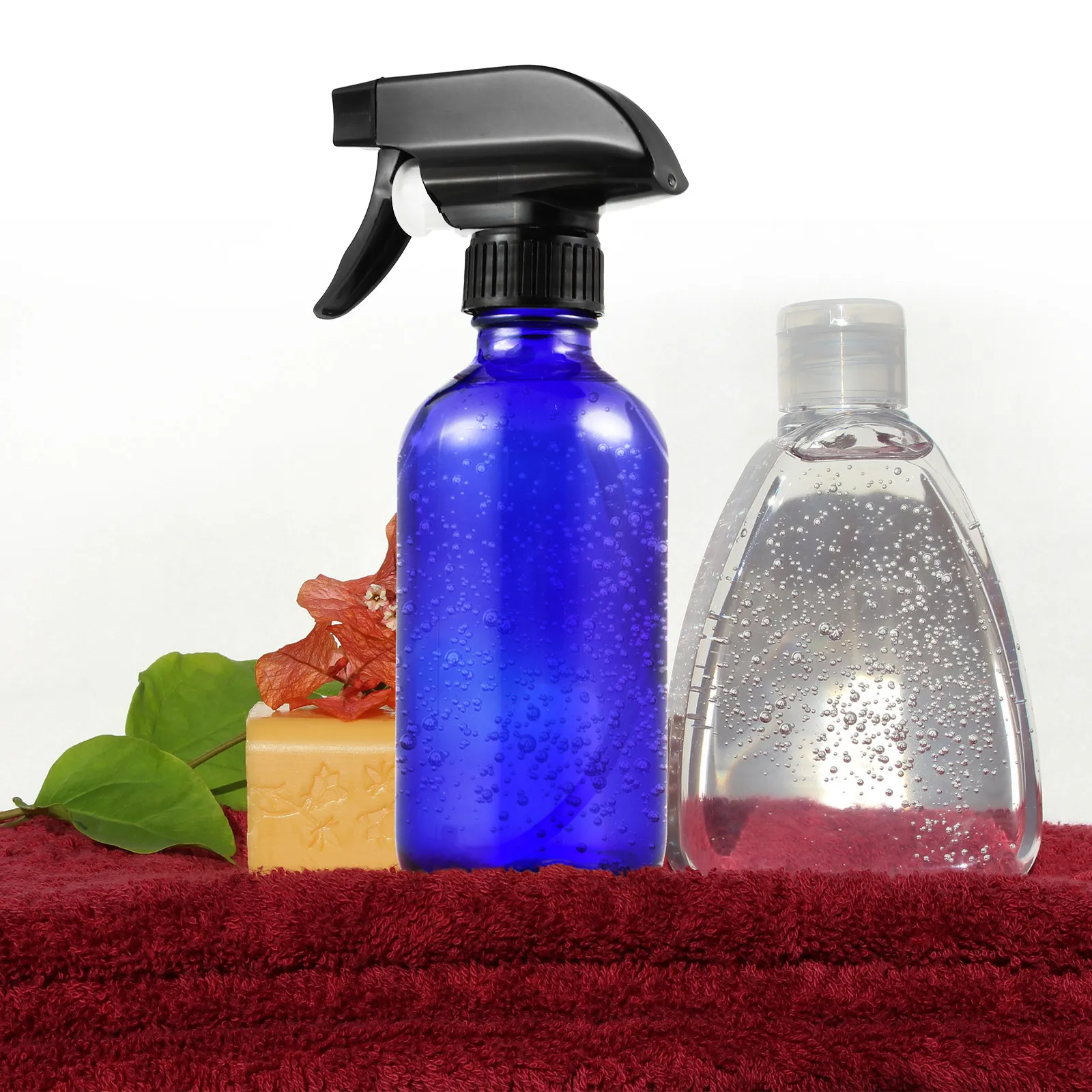 Bouteille de pulvérisation en verre de haute qualité, réutilisable, sûre et respectueuse de l'environnement, pour l'arrosage des fleurs, conteneur de recharge pour soins de la peau, 230Ml, 2 pièces