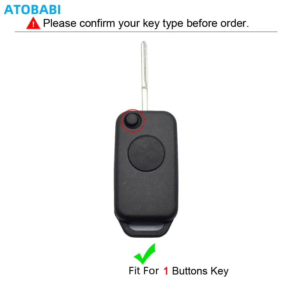 Leather Car Key Cover For Mercedes Benz A C E Class Klasse B200 A160 W124 W202 W210 Stufenheck Remote Fobs Case Auto Accessories
