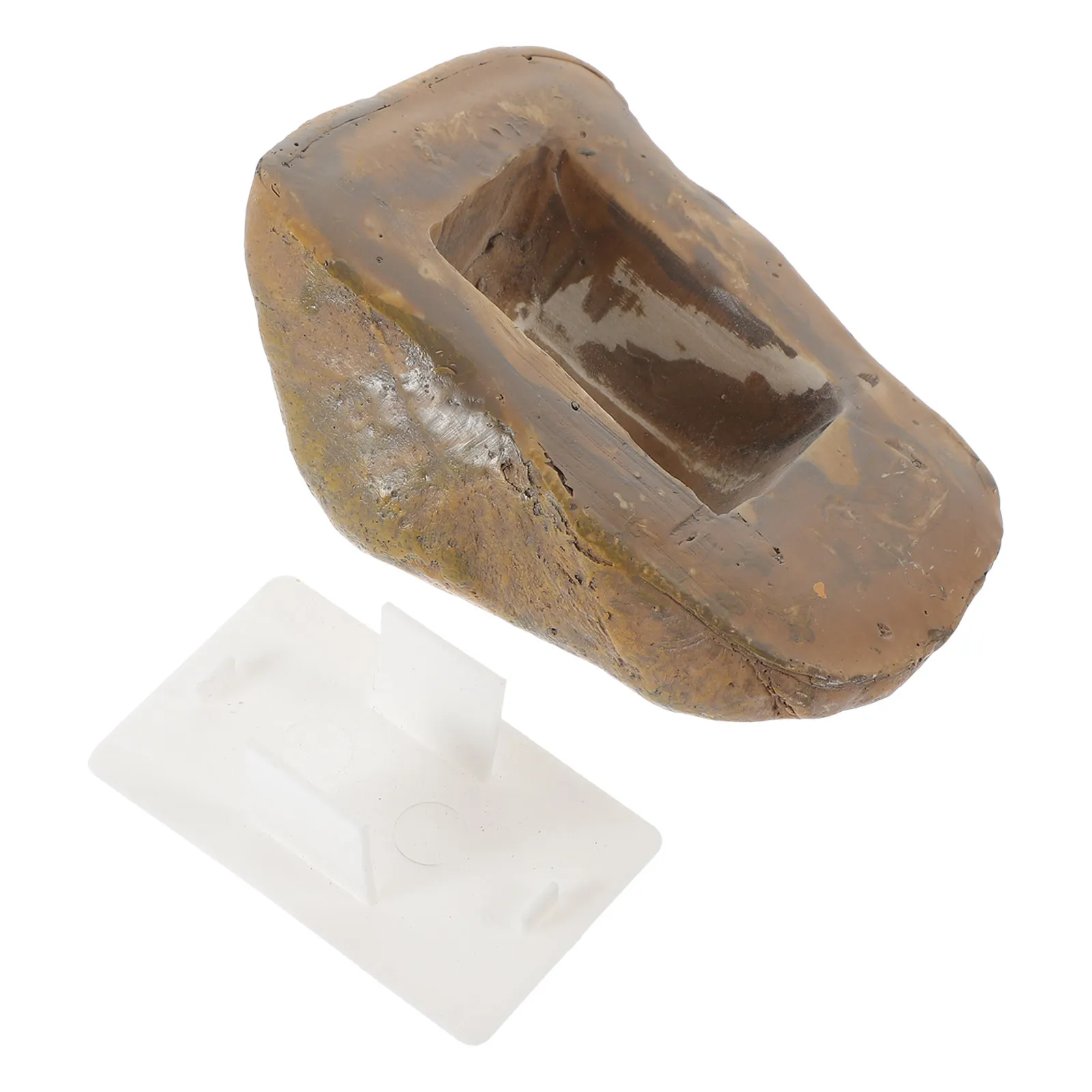 Weatherproof Stone-Shaped Resin Key Hider for Outdoor Garden or Front Door Storage & Decor