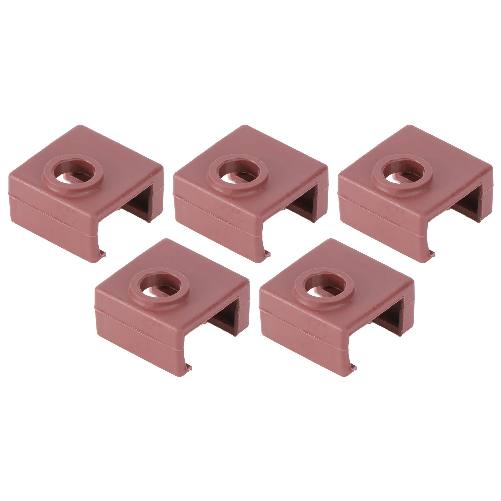 

5Pcs Heating Block Silicone Sock Heat Resistant Printer Extruder Hot End Parts Heating Block Protect Cover