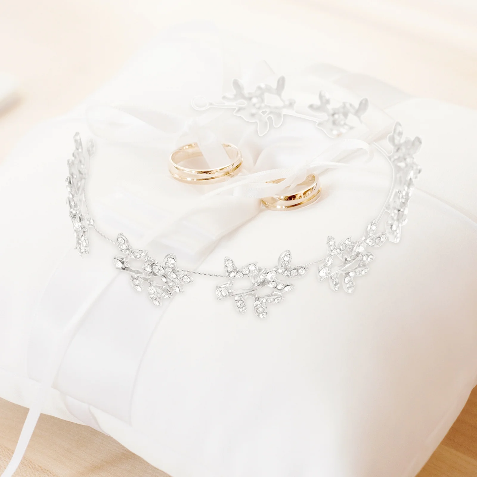 

1 комплект, 1 комплект, повязка на голову со стразами, повязка для волос с жемчугом, легкий свадебный головной убор для женщин, праздничный костюм, украшение для косплея
