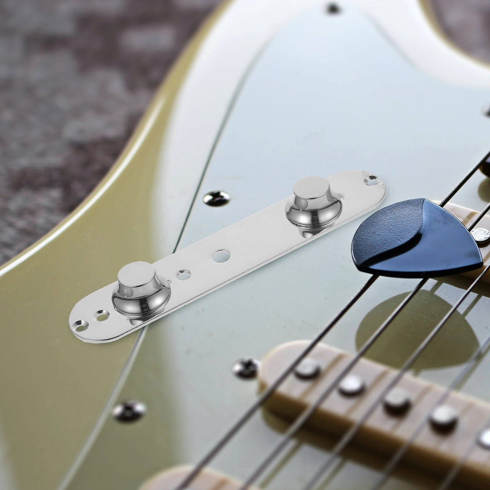 

Easy Install Guitar Volume Control Knobs With 2 Golden Discs And Potentiometer Caps For Electric Guitar Parts And Accessories