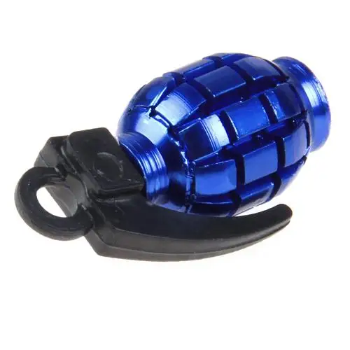 색상 선택 -2 수류탄 휠 에어 스템 캡 자동차 트럭 자전거 타이어