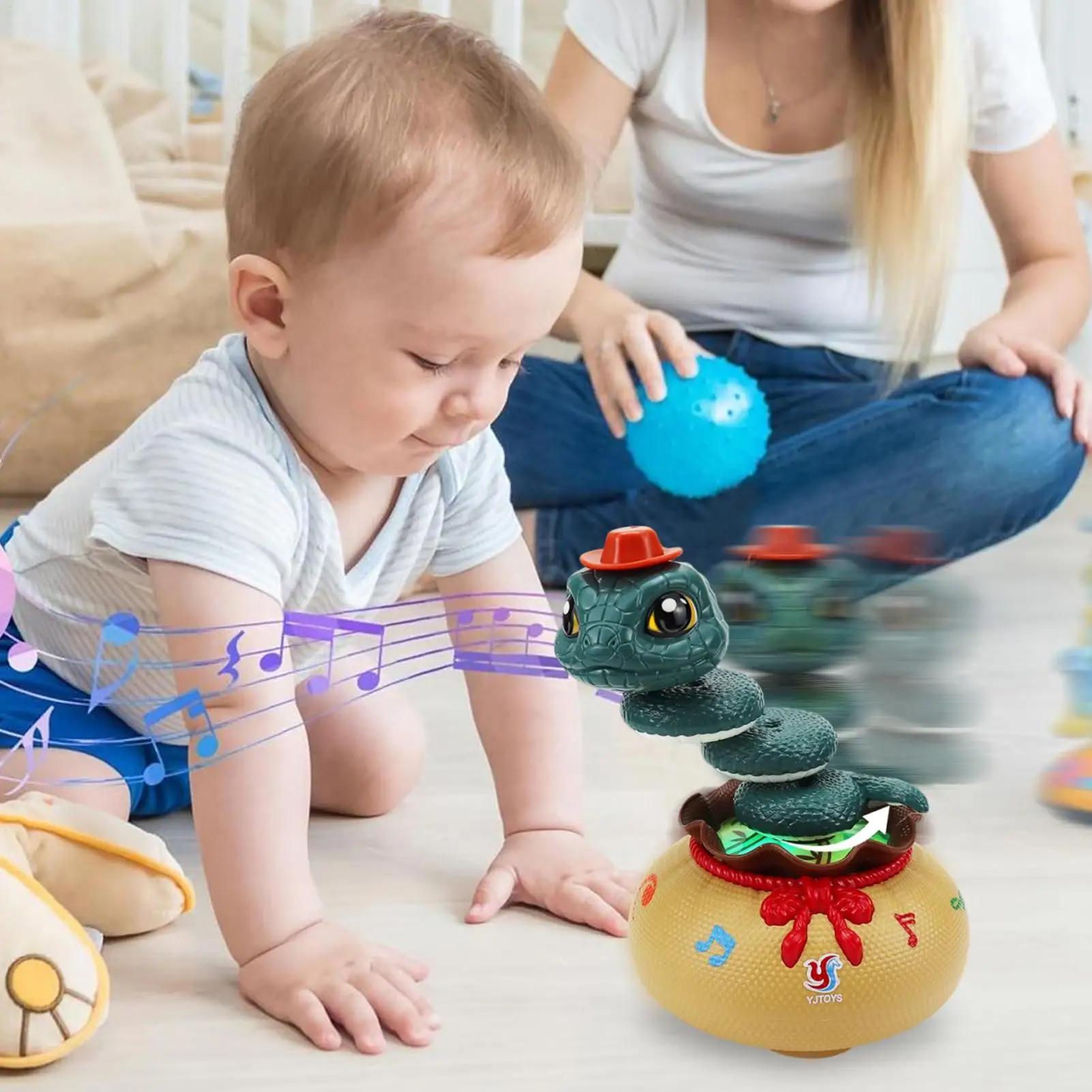 Novo brinquedo de cobra torcido elétrico interativo torção cobra jogando suprimentos dançando brinquedo divertido com música e luz para meninos meninas