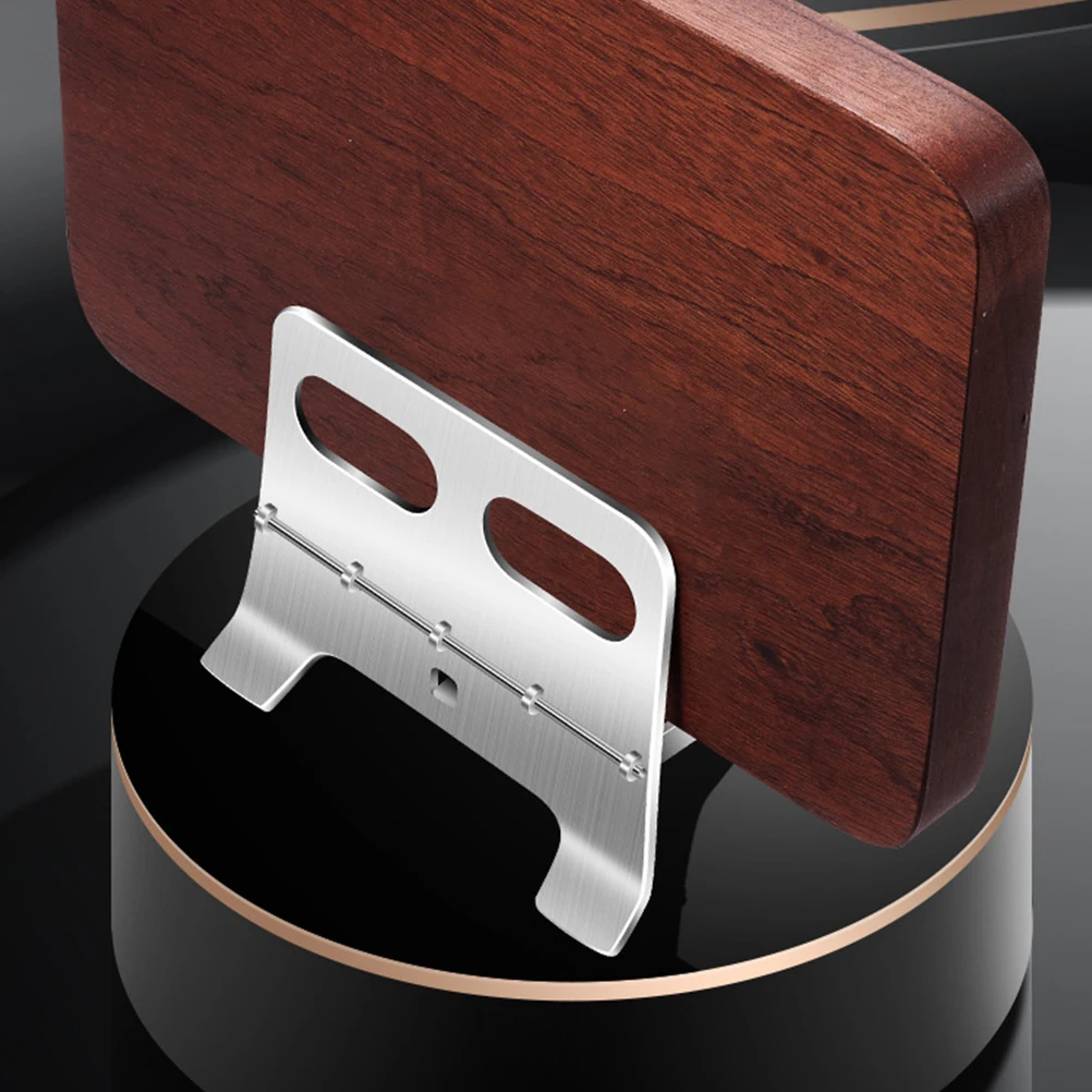 

1pc Stainless Steel Cutting Holder Rack Pot Lid Organizer For Cabinet, Under Cabinet Storage Rack, Metal Kitchen Organizer,