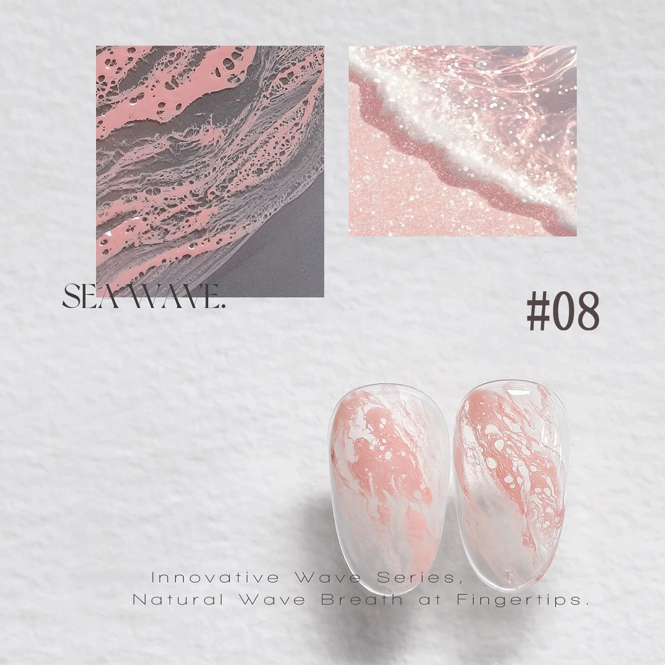 MIANEL 2026 Neue Kirschblüten-Wellen-Tinten-Nagelmischflüssigkeit, Schnell-Marmorierungs-Gel für Ozeanwellen-Nagelkunst – Detail 13