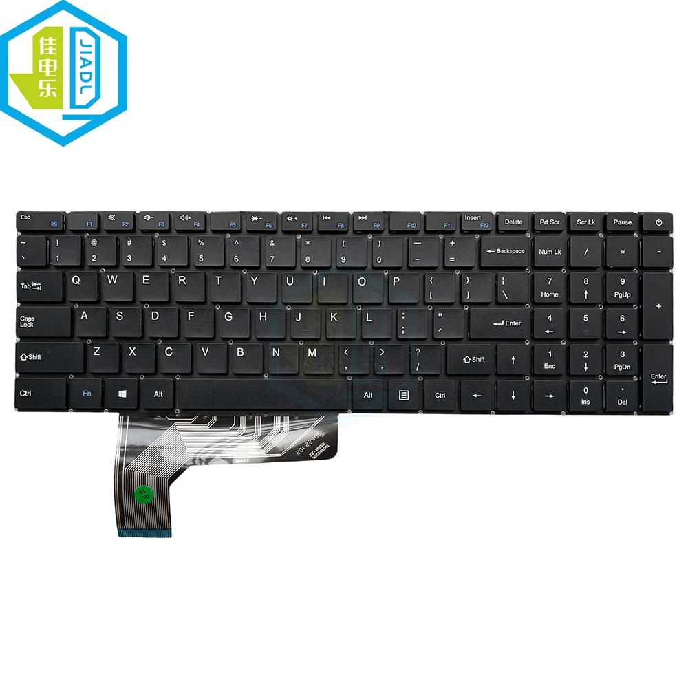 Genuine US English Laptop Replacement Keyboards For MB3501041 XK-HS321 Newly Black No Backlit Notebook Keyboard