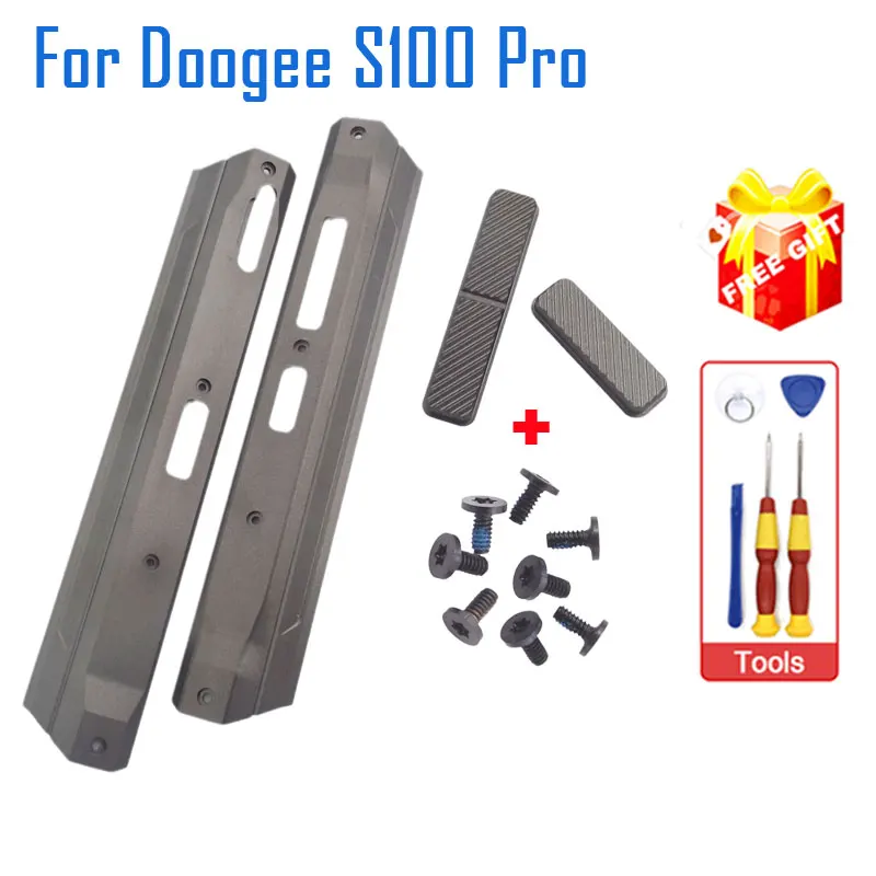 

Original DOOGEE S100 Pro Housing Side Middle Metal Frame Left Right Decorative Volume Custom Button Screws For DOOGEE S100 Pro